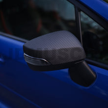 Load image into Gallery viewer, JDMuscle Tanso Carbon Fiber Side Mirror Covers (w/ Turn Signal) - Subaru WRX / STi 2015-2021