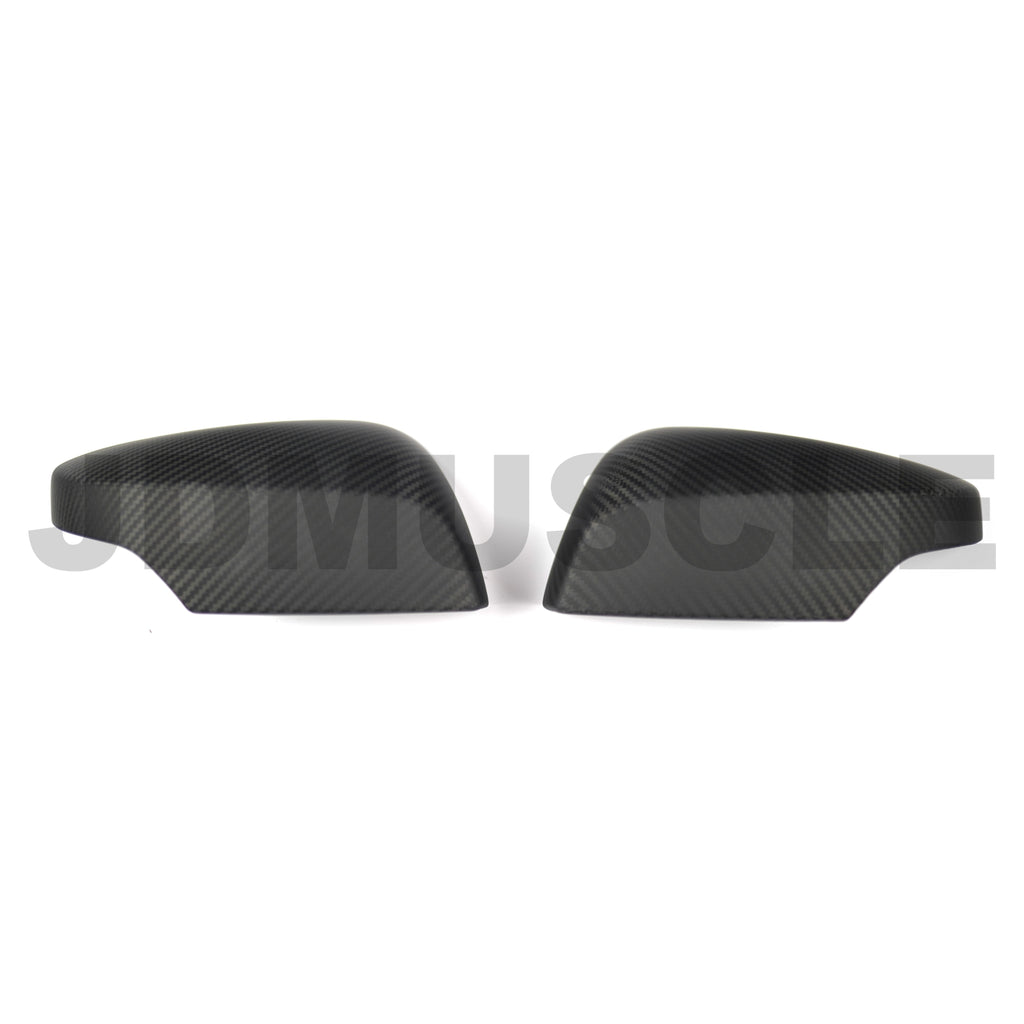 JDMuscle Tanso Carbon Fiber Side Mirror Covers (w/ Turn Signal) - Subaru WRX / STi 2015-2021