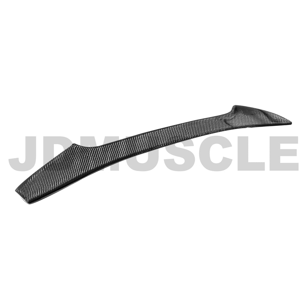 JDMuscle Tanso Carbon Fiber Wing Gurney Flap V1 - Subaru WRX & STI w/ OEM STI Wing 2015-2021