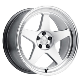 Kansei KNP Wheels | Hyper Silver + Bright Machined Lip