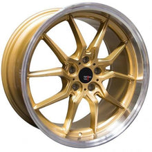 Load image into Gallery viewer, Option Lab S718 Top Secret Gold w/ Machined Lip Wheel