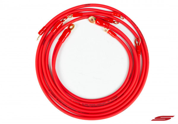 Stillen Grounding Kit [Red Wires] - Nissan Altima 2007-2012