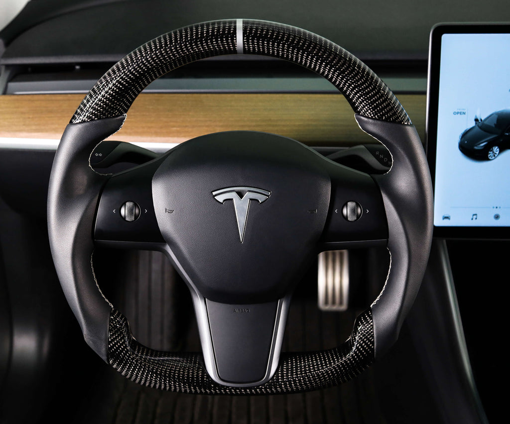 Rekudo Steering Wheel - Tesla Model 3 2017-2020 / Model Y 2020-2021