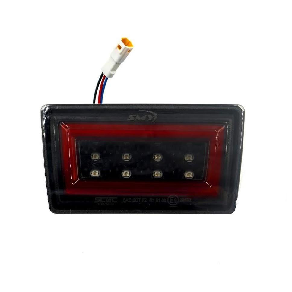 SMY F1 V3 Hyperflash Rear Brake Light (RBL) Smoked w/ DRL Red Light Bar - Subaru WRX / STI Sedan 2011-2014