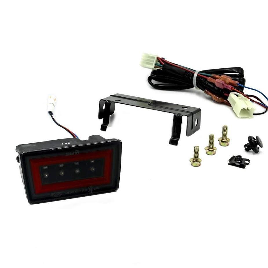 SMY F1 V3 Hyperflash Rear Brake Light (RBL) Smoked w/ DRL Red Light Bar - Subaru WRX / STI 2015-2021