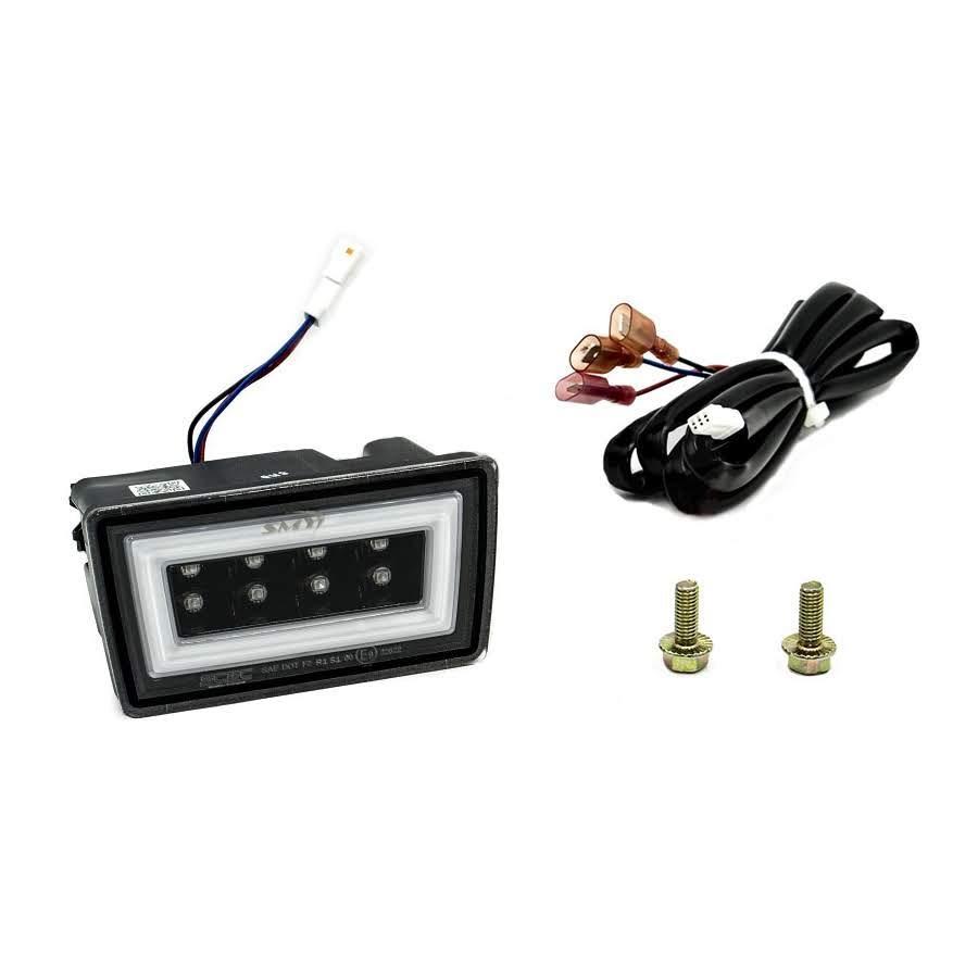 SMY F1 V3 Hyperflash Rear Brake Light (RBL) Smoked w/ DRL White Light Bar - Subaru WRX / STI Sedan 2011-2014