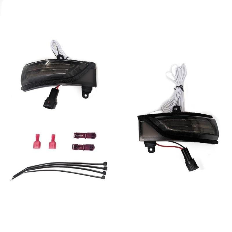 SMY Smoked LED Side View Mirror Sequential Turn Signal Kit w/ DRL - Subaru WRX / STI 2015-2021