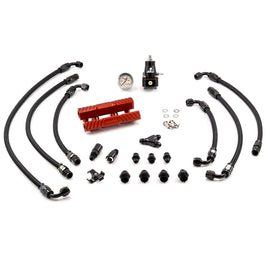 SMY Top Feed PTFE Fuel Line Kit w/ Fuel Rails & Fuel Pressure Regulator - Subaru WRX 2002-2014 / STi 2004-2021