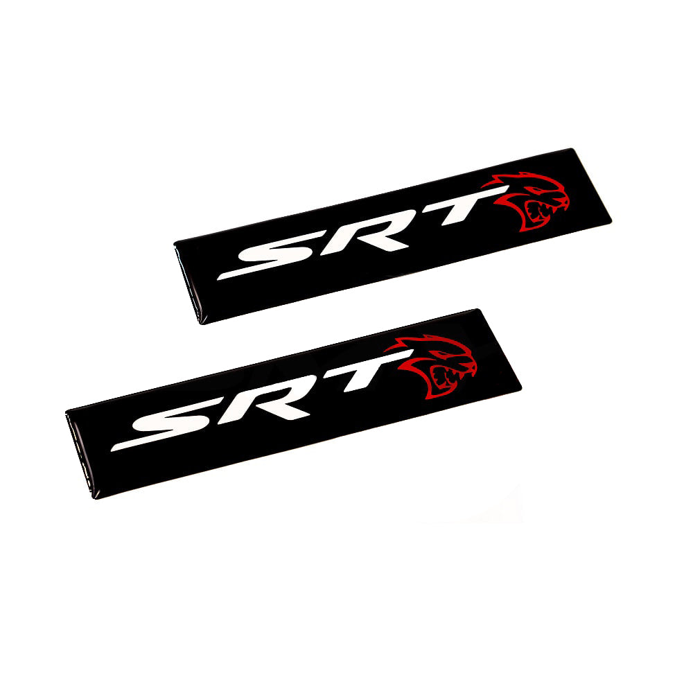 SMY Gel SRT Hellcat Emblems for WeatherTech Mats (Pair)